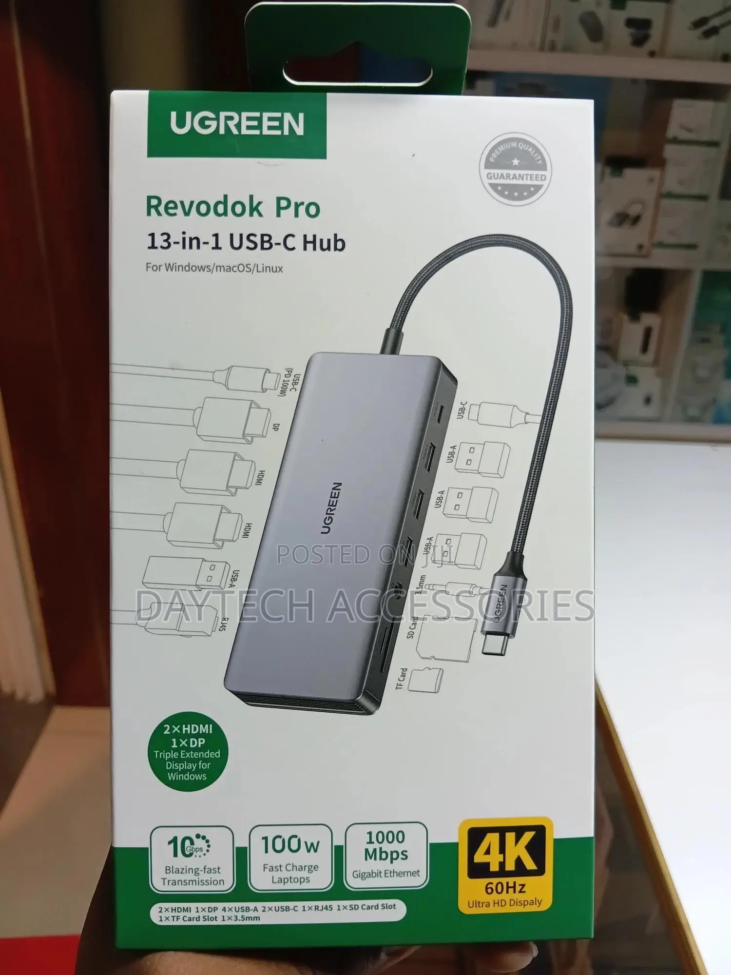 Ugreen Revodok Pro 13-in-1 Usb-C Multifunction Adapter (Cm681 / 15978)