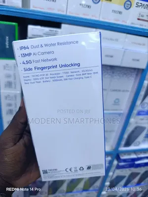 New Tecno Pop 20 64 GB Black