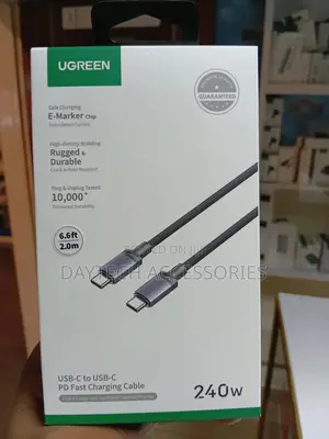 Ugreen 240w Usb-C to Usb-C Pd Fast Charging Braided Cable