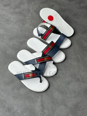 Authentic Versace Leather Open Mens Sandals