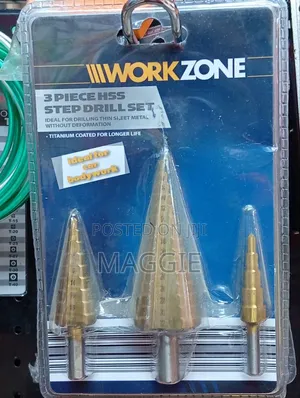 3piece HSS Step Drill Set