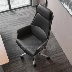 Office Seats; Ergonomic Swivel Leather Executive Chair