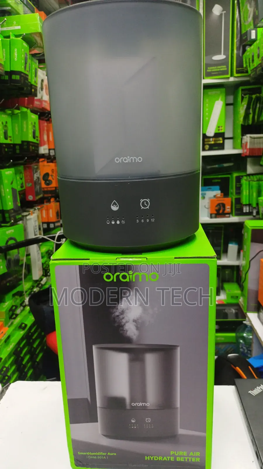 Oraimo Aura 4l Humidifier – Large Capacity, Silent Operation