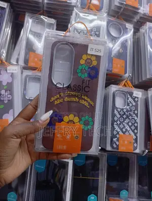 Stylized Design With Flowers and Text for Itel S25