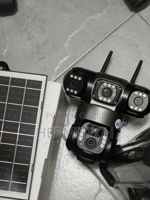 4g Video CCTV Camera With Triple Lens Cameras