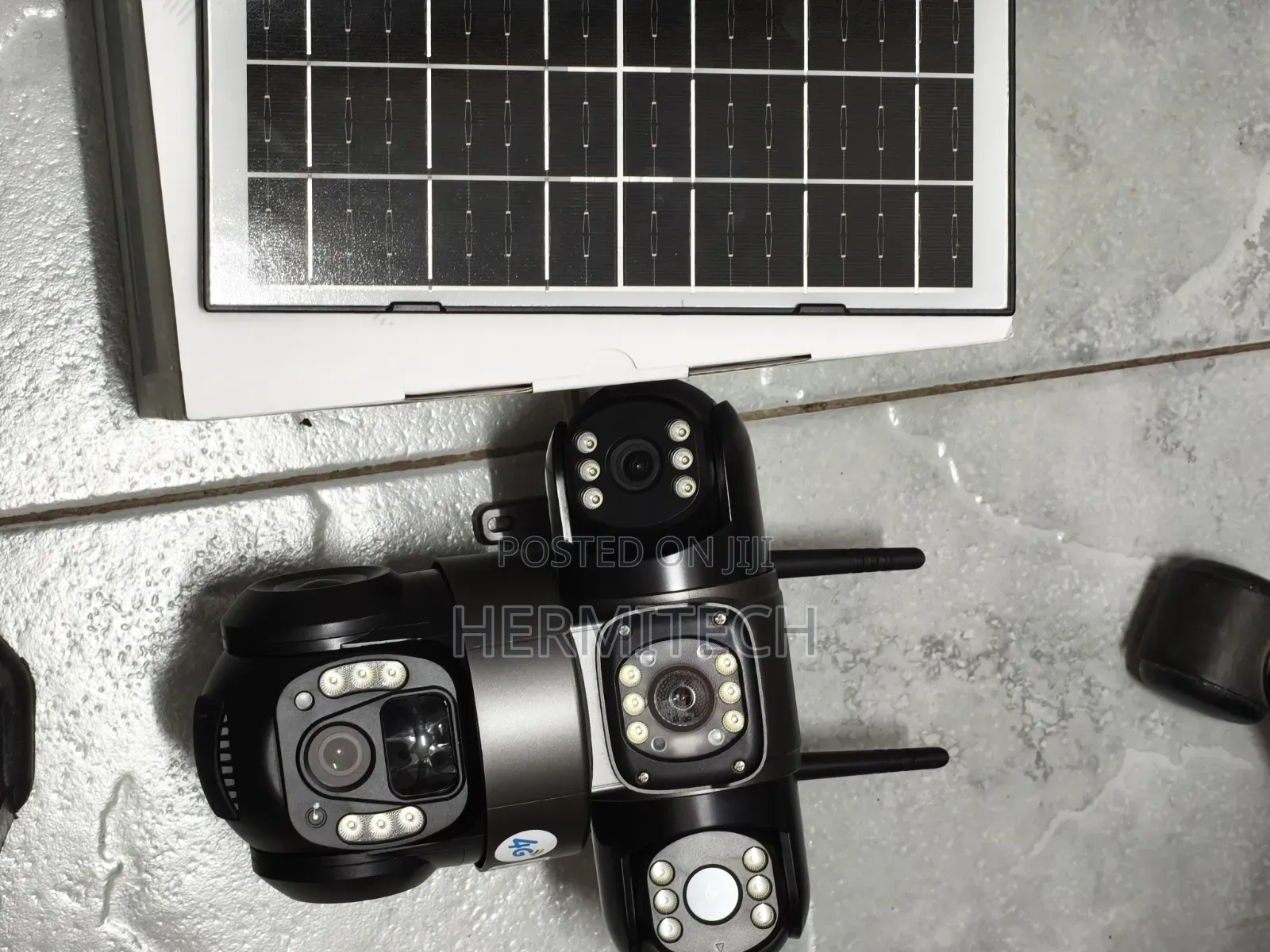 4g Video CCTV Camera With Triple Lens Cameras