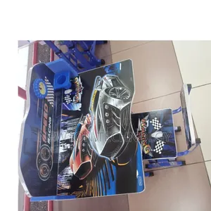 Blue Executive Racing Car Adjustable Kids Study Table Desk