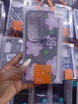 Infinix It S25 Floral Design With Purple and Lilac Flowers