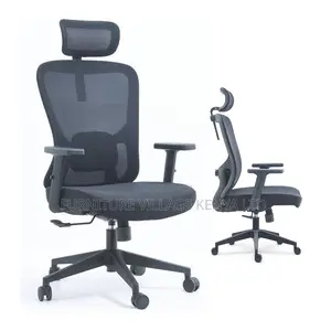 Black Ergonomic Mesh Adjustable Home Chair