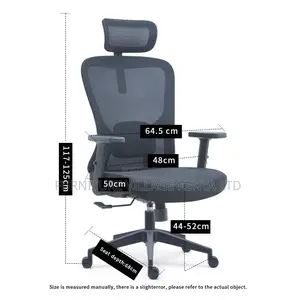 Black Ergonomic Mesh Adjustable Home Chair