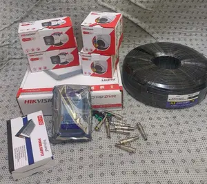 Smart Hybrid 4 Channel CCTV Kit//Hikvision 4 Channel CCTV Kit