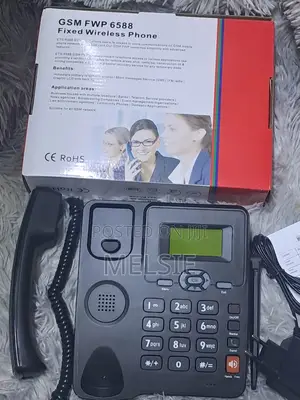 GSM 6588 Fixed Wireless Phone With Fm Radio Caller Id