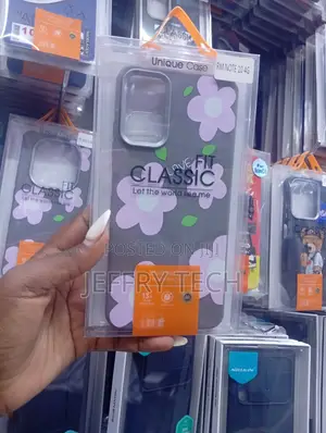 Redmi Note 10 Stylish Purple Floral Design on a Gray Background Case