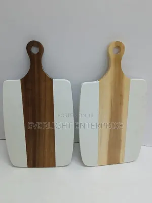Cutting Marble Board Stone + Acacia or Serving Tray.