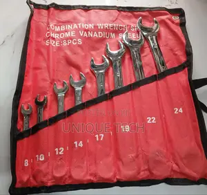8pc Combination Spanner Set 8,10,14,17,19,22,24mm