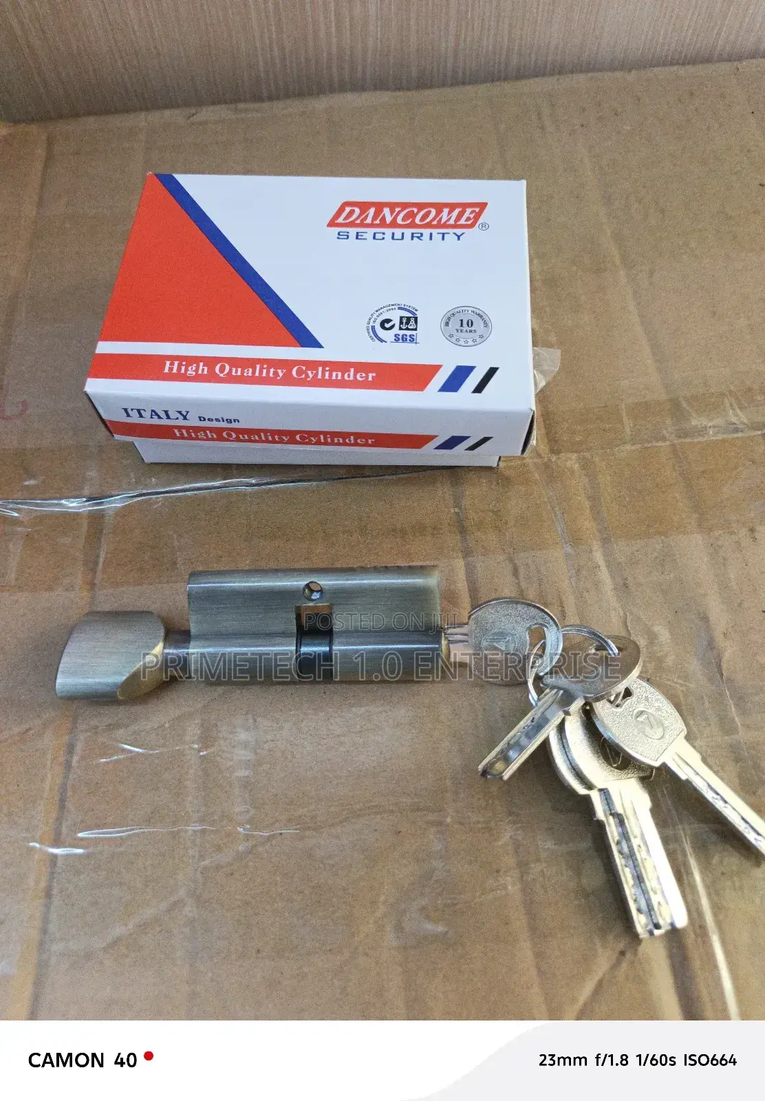 Big Door Lock Knob Cylinder