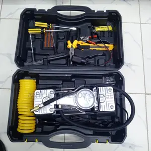 Portable Dual Cylinder Air Compressor Car Motorcycle Pump