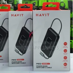 Havit Pb32 *22.5w 10,000mah* Power Bank *With Usb C Cable