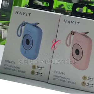 Havit Pb5214 10000mah *Pd 35w* Fast Charging Power Bank