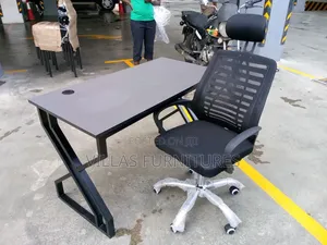 Compact Study Table and Office Chair
