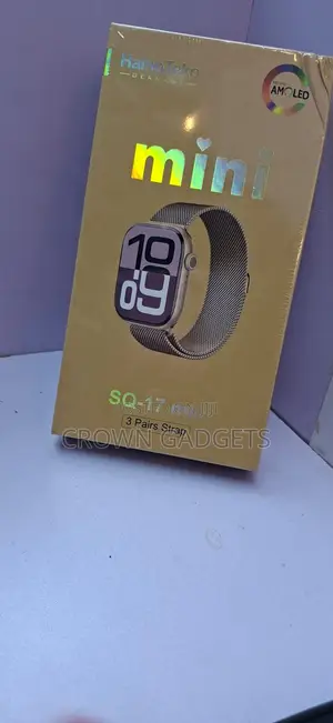 Sq-17 Smartwatch Mini Series Amoled Ladies Watch 3 Straps
