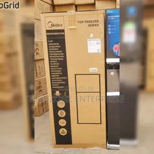 Midea 187 Litres Double Door Refrigerator, Dark Silver 