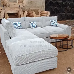 Light Beige L Sofa/L Shaped Sofa/L Sofa