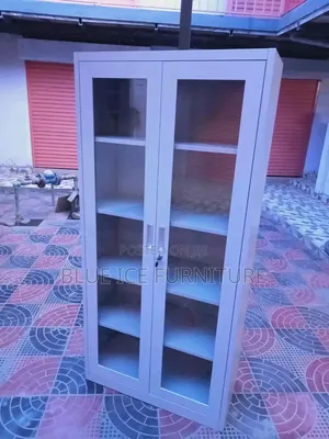 Full Glass 2-Door Cabinet