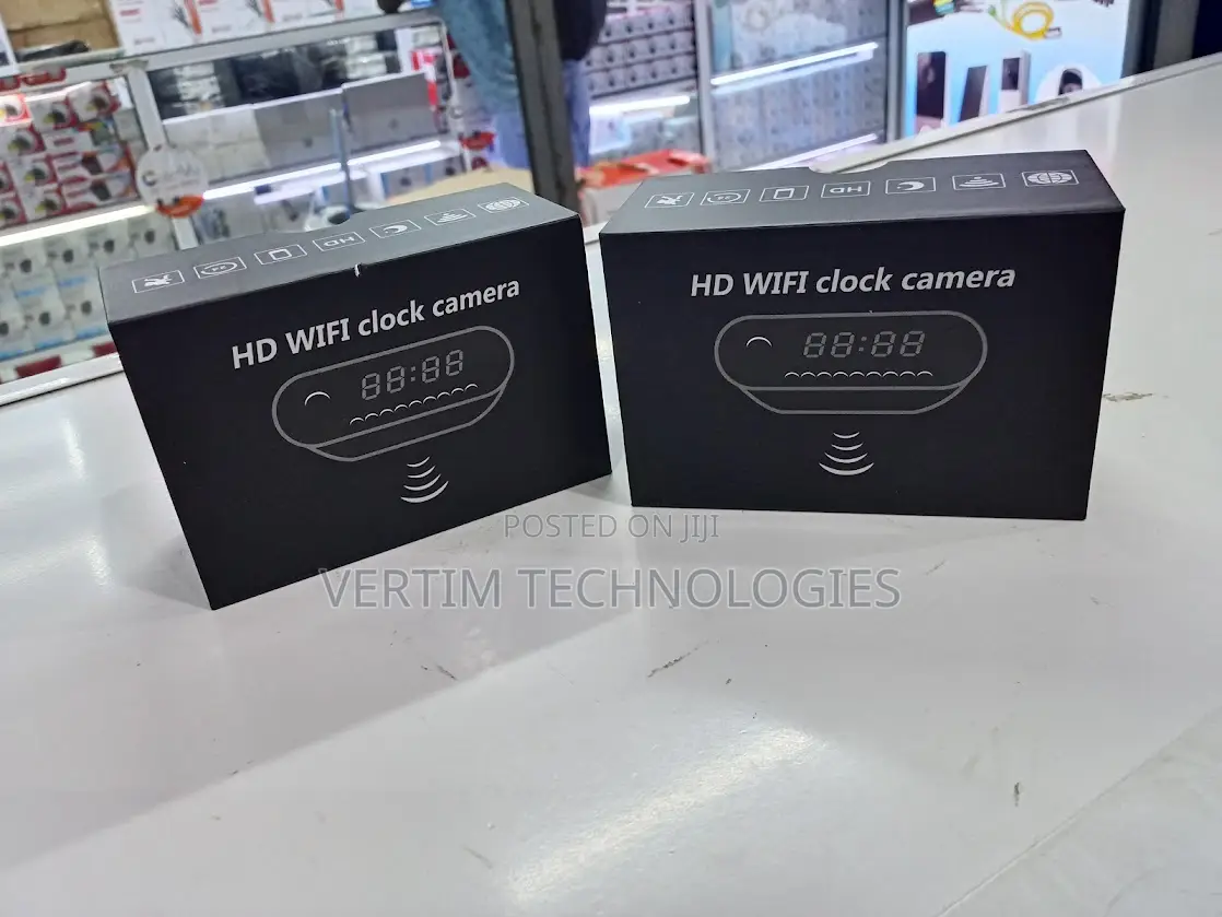 Wireless Digital Clock Wifi Camera