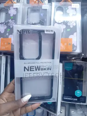 Oppo Reno10 Pro Transparent Design With a Colored Bumper Phone Case