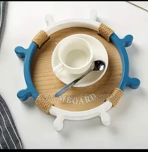 2 in 1 Decorative Sailor Themed Tray / 2pc Tray