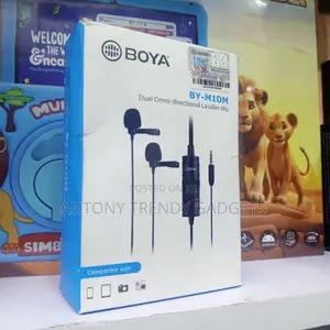 Boya by-M1dm Dual Clip Mic Omnidirectional 4m Cable