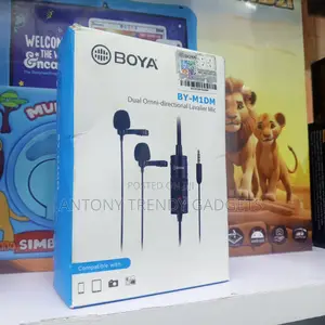 Boya by-M1dm Professional Dual Lavalier Interview Mic