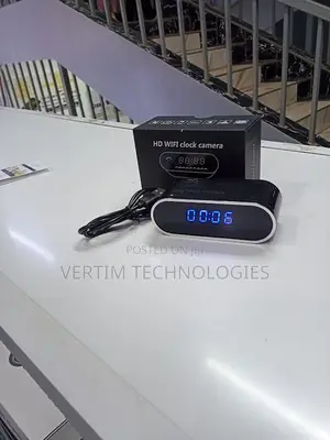Nanny Camera Clock - Hidden Wifi Camera for Home Use