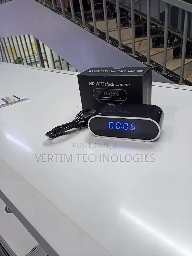 Nanny Camera Clock - Hidden Wifi Camera for Home Use