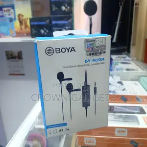 Boya By-m1dm Dual Lavalier Mic 2 Person Recording 3.5mm