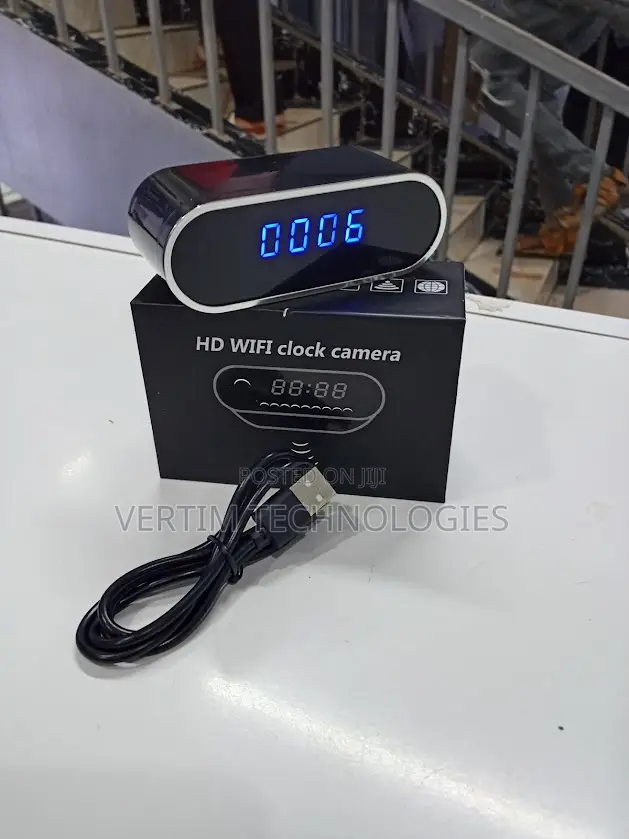 Spy Table Clock Camera Discreet Home Security Wifi Camera