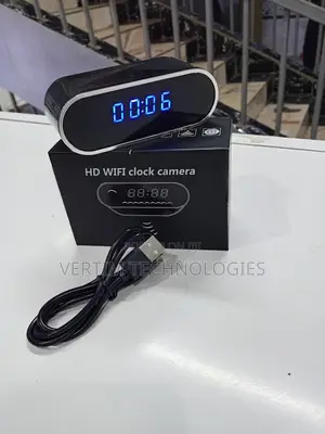 Hidden Spy Camera Digital Table Clock - Wifi Camera With Lookcam App