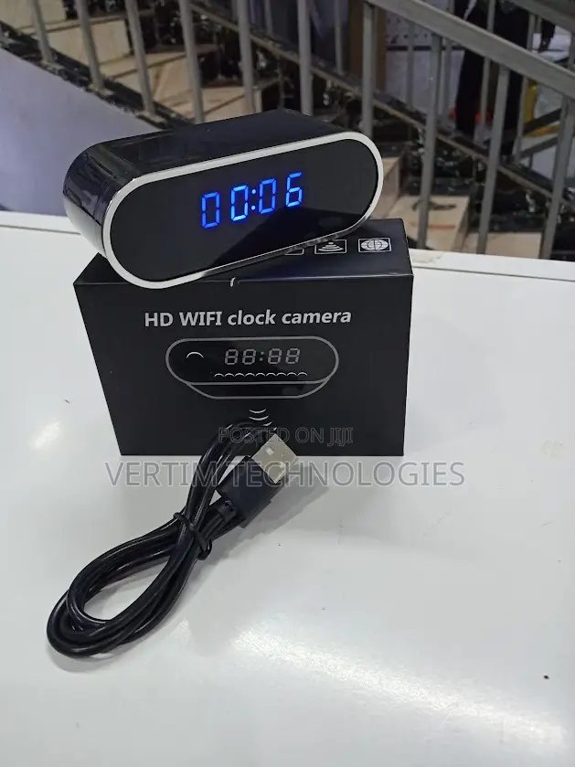 Smart Table Clock Camera - Hidden Spy Came Lookcam App