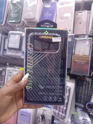 iPhone 17 Pro Maxcreative Carbon Fiber Protective Phone Case,