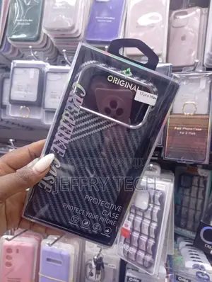 iPhone 17 Pro Maxcreative Carbon Fiber Protective Phone Case,