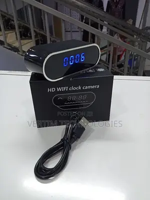 Hidden Camera Table Clock - Secret Wifi Surveillance With App