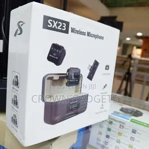 Sx23 Wireless Lavalier Mic Charging Case 40m Range Vlog
