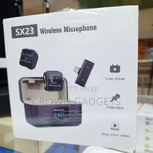 Sx23 Wireless Lavalier Mic Charging Case 40m Range Vlog
