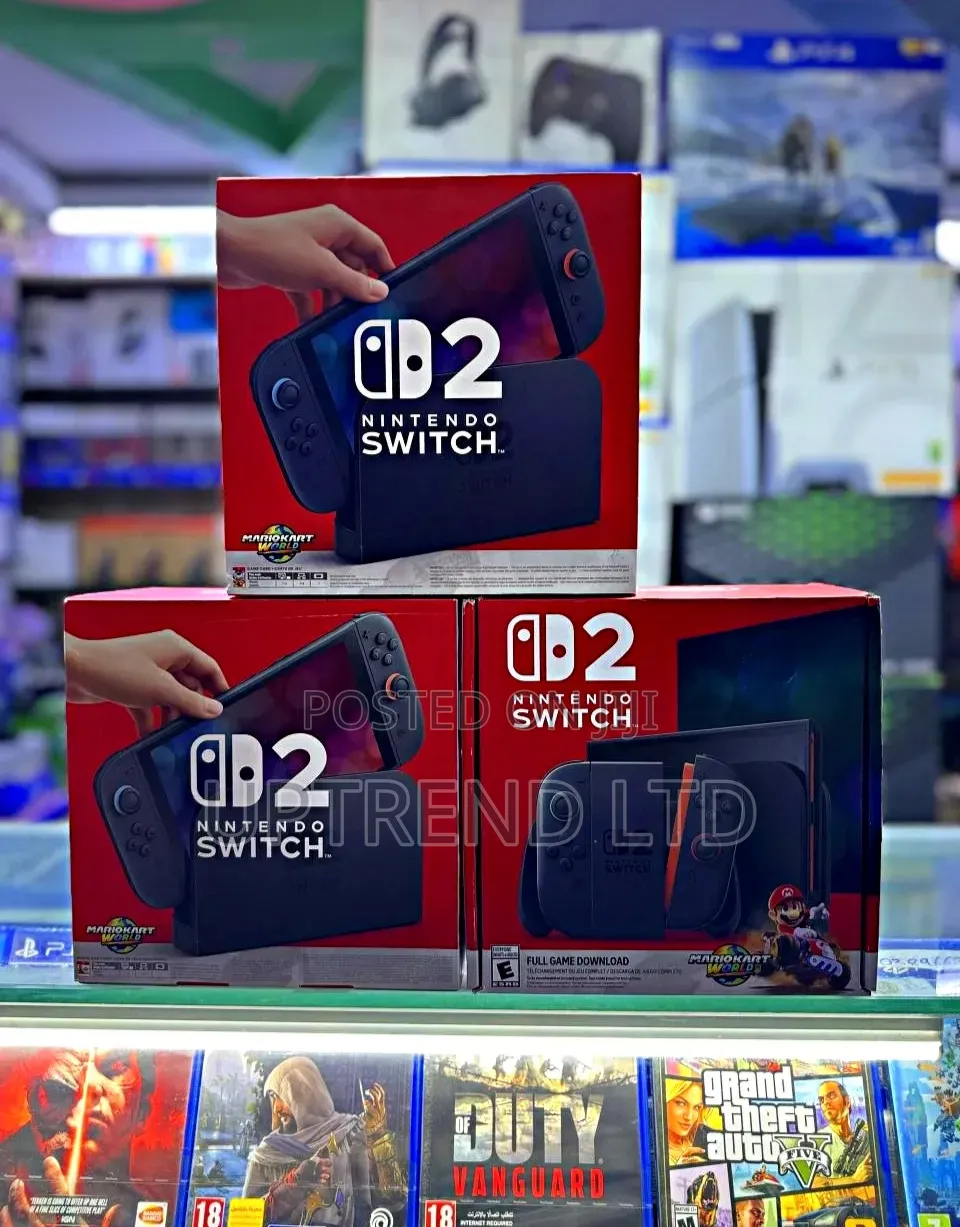 Nintendo Switch 2 - Docked, 1080p Handheld (7.9" Display)