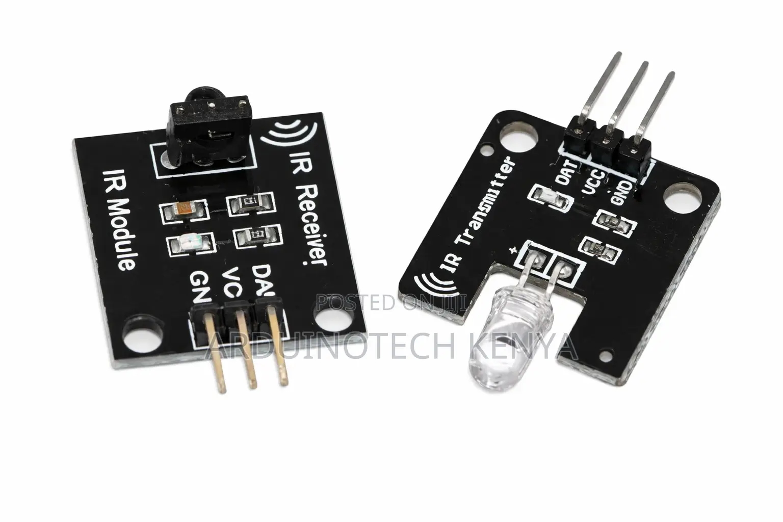 1 Set 38khz Ir Infrared Transmitter and Receiver Sensor Module Kit.