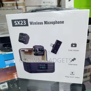 Sx23 Wireless Lapel Mic Noise Reduction 9h Battery