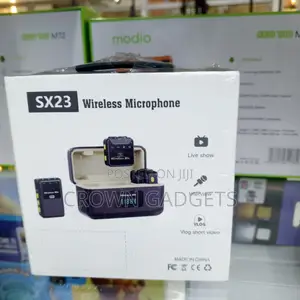 Sx23 Plug Play Wireless Mic Interview Content Creator