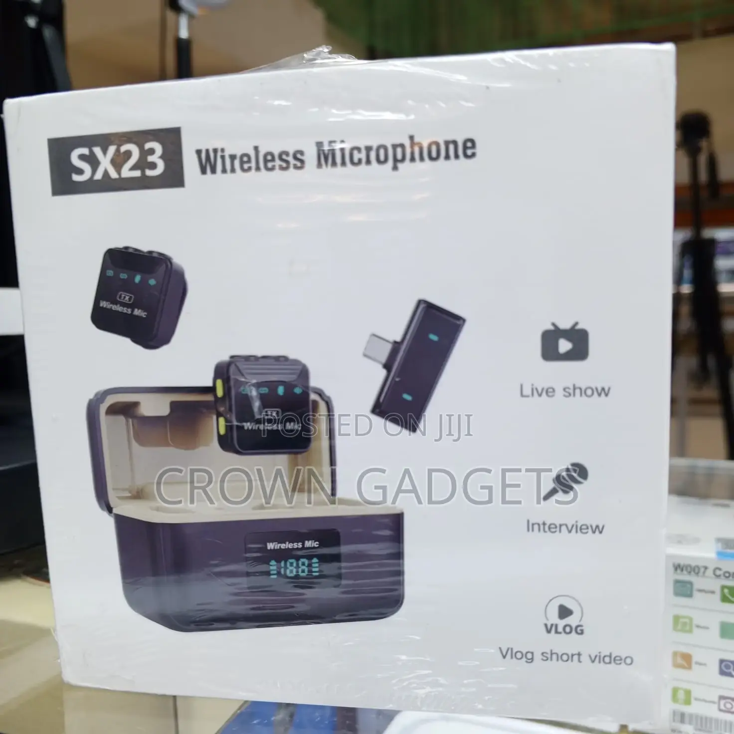 Sx23 Plug Play Wireless Mic Interview Content Creator