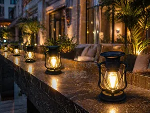 Both Electric and Solar Lantern Lamp Small